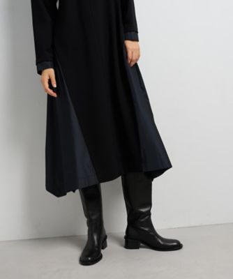 アシンメトリーヘムコンビワンピース | LANVIN en Bleu (Women