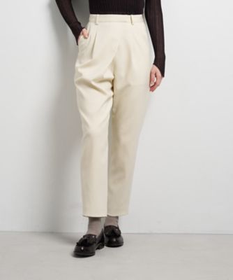 ＜LANVIN en Bleu (Women)＞フロントタックテーパードパンツ