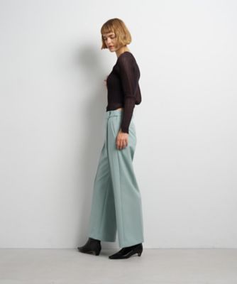 ダブルクロスワイドパンツ | LANVIN en Bleu (Women)/ランバン オン