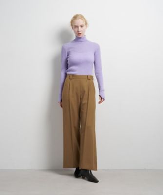 ランバンワイドパンツ☆新品 ダブルクロスワイドパンツ | LANVIN en Bleu (Women)/ランバン