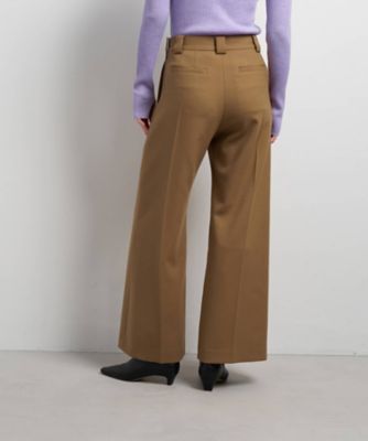 ダブルクロスワイドパンツ | LANVIN en Bleu (Women)/ランバン オン
