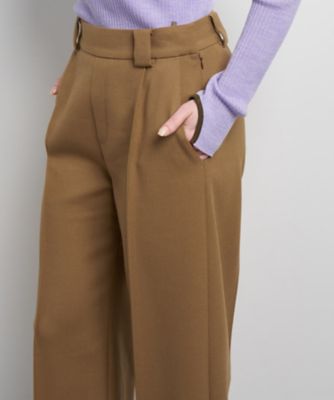 ダブルクロスワイドパンツ | LANVIN en Bleu (Women)/ランバン