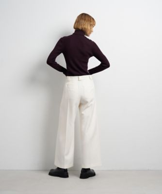 ダブルクロスワイドパンツ | LANVIN en Bleu (Women)/ランバン