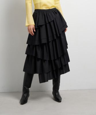 ランダムティアードフリルスカート | LANVIN en Bleu (Women)/ランバン