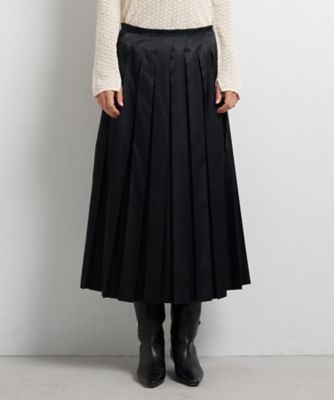 LIMONTA East サテンプリーツスカート | LANVIN en Bleu