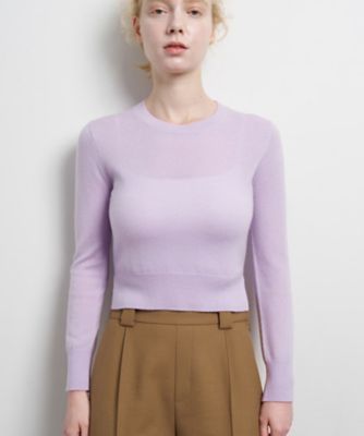 ＜LANVIN en Bleu (Women)＞ピュアカシミヤニット