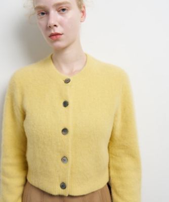 フォックスカシミヤショートカーディガン | LANVIN en Bleu (Women