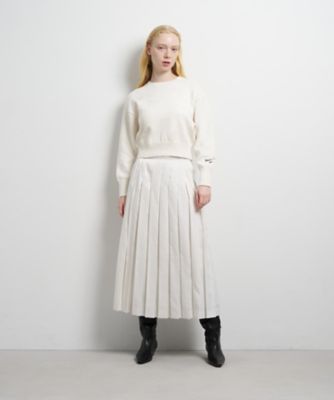 ハートインターシャニット | LANVIN en Bleu (Women)/ランバン オン