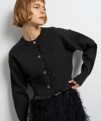 タフタトリムニットカーディガン | LANVIN en Bleu (Women)/ランバン