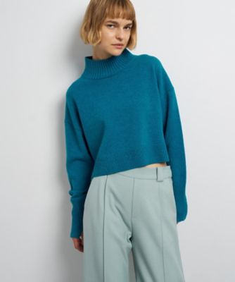 メランジクロップドハイネックニット | LANVIN en Bleu (Women