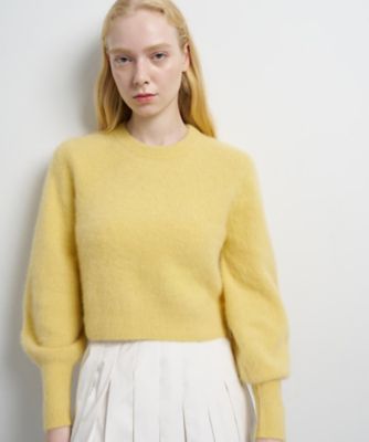 ＜LANVIN en Bleu (Women)＞フォックスカシミヤパフスリーブニット