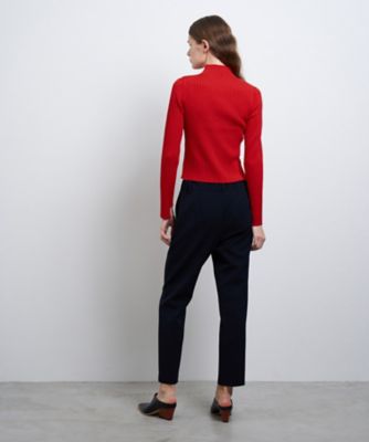 手洗い可能】ダブルクロスゴムテーパードパンツ | LANVIN en