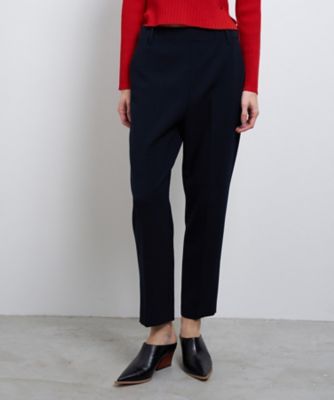 ＜LANVIN en Bleu (Women)＞ダブルクロスゴムテーパードパンツ
