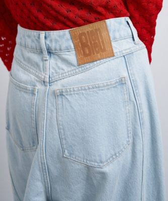 ボリュームワイドデニムパンツ | LANVIN en Bleu (Women