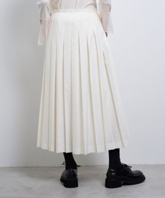 タイプライタープリーツスカート