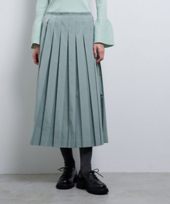 ＜LANVIN en Bleu (Women)＞タイプライタープリーツスカート