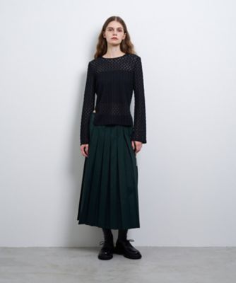 カーブスリットレースカットソー | LANVIN en Bleu (Women