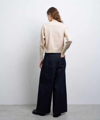 フリルトリムニット | LANVIN en Bleu (Women)/ランバン オン ブルー