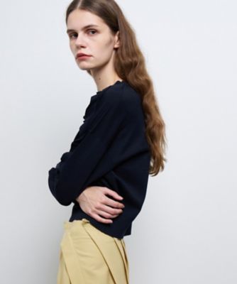フリルトリムニット | LANVIN en Bleu (Women)/ランバン オン