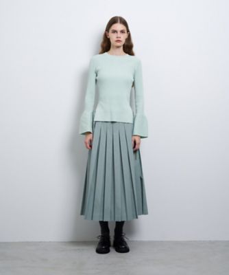 【新品】ランダムリブフレアカフスニット ランダムリブフレアカフスニット|LANVIN en Bleu | LANVIN en