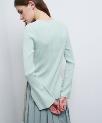 ランダムリブカフスニット | LANVIN en Bleu (Women)/ランバン