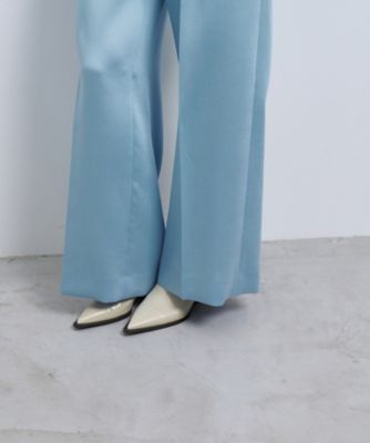 シルキーダブルクロスストレートワイドパンツ | LANVIN en Bleu