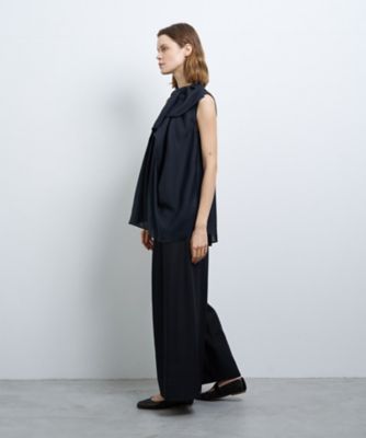 シアージョーゼットアシンメリボンブラウス | LANVIN en Bleu (Women