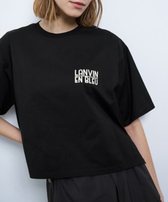 ワンポイントロゴTシャツ | LANVIN en Bleu (Women)/ランバン