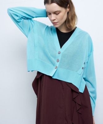 ＜LANVIN en Bleu (Women)＞ショートメニーウェイカーディガン