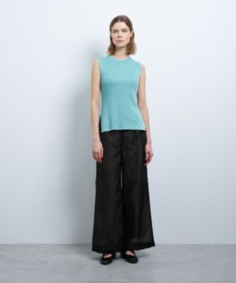 LANVIN en Bleu / ランバン オン ブルー カラーステッチワイドリブニット カラーステッチワイドリブニット | LANVIN en Bleu (Women