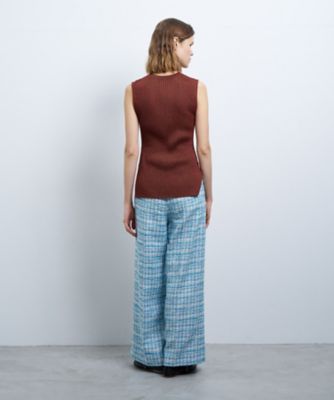 LANVIN en Bleu / ランバン オン ブルー カラーステッチワイドリブニット カラーステッチワイドリブニット | LANVIN en Bleu (Women