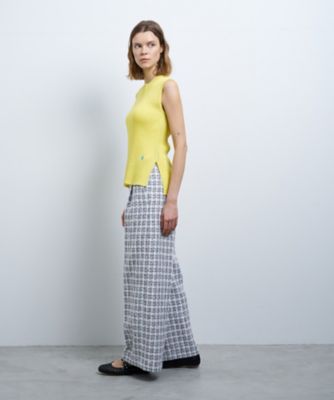 LANVIN en Bleu / ランバン オン ブルー カラーステッチワイドリブニット カラーステッチワイドリブニット | LANVIN en Bleu (Women