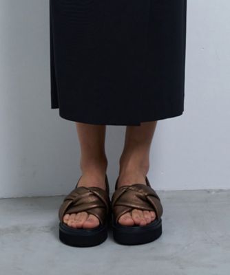 ツイストフラットサンダル | LANVIN en Bleu (Women)/ランバン オン