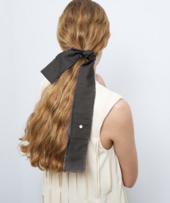 LANVIN en Bleu (Women)/ランバン オン ブルー フリンジロングリボンヘアゴム