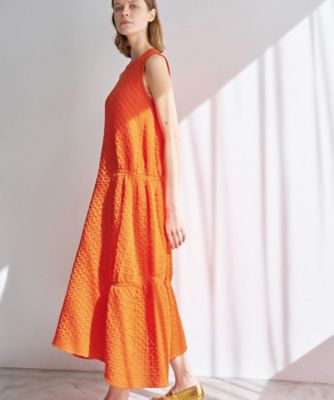 ＜LANVIN en Bleu (Women)＞ジャガードニットフレアワンピース