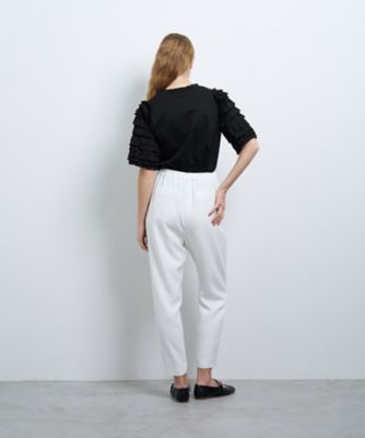 手洗い可】ベネシャンゴムテーパードパンツ | LANVIN en Bleu