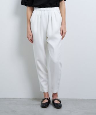 手洗い可】ベネシャンゴムテーパードパンツ | LANVIN en Bleu