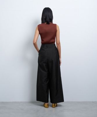 シャンタンタフタワイドパンツ