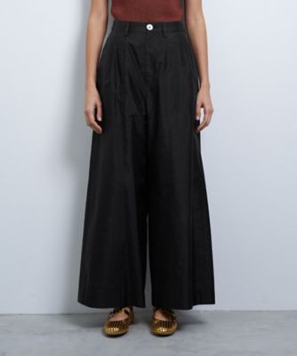 シャンタンタフタワイドパンツ
