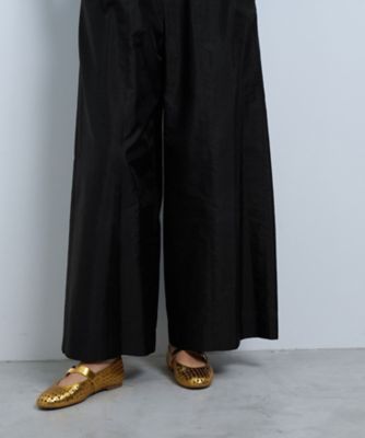 シャンタンタフタワイドパンツ