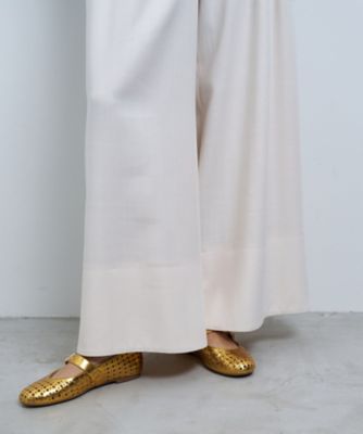 オックスハイウエストワイドパンツ