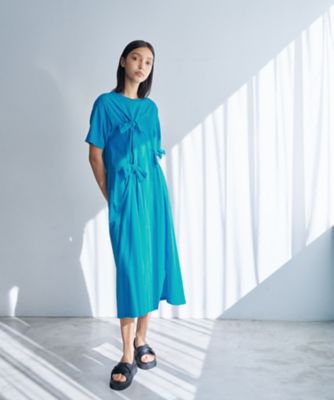 手洗い可】ノットリボンカットソーワンピース | LANVIN en Bleu