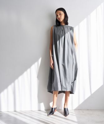 手洗い可】ソフトタイプライターコクーンワンピース | LANVIN en Bleu