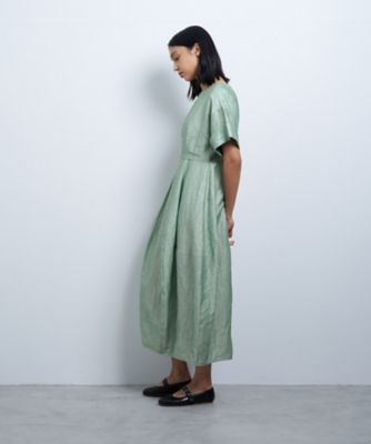 リネンカールマイヤーワンピース | LANVIN en Bleu (Women)/ランバン