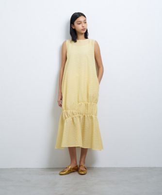 シアージャガードギャザーヘムワンピース