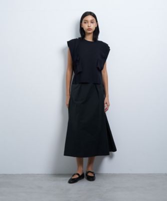 スクエアフリルニット | LANVIN en Bleu (Women)/ランバン オン