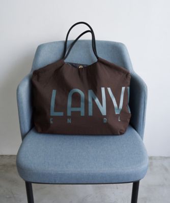 ＜LANVIN en Bleu (Women)＞ロゴドロストトートバッグ