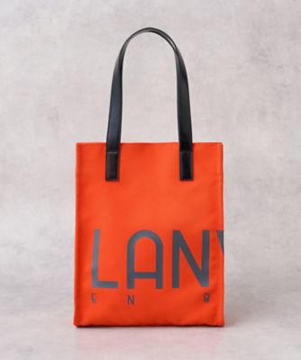 【今大人気☆】LANVIN キャンパストートバッグ ロゴ ロゴポリエステルキャンバストートバッグ|LANVIN en Bleu