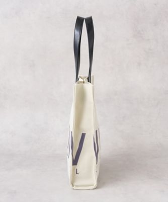 ロゴポリエステルキャンバストートバッグ | LANVIN en Bleu (Women