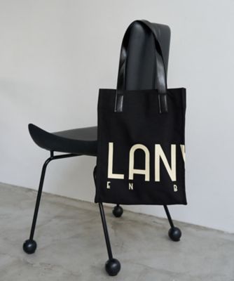 【今大人気☆】LANVIN キャンパストートバッグ ロゴ ロゴポリエステルキャンバストートバッグ | LANVIN en Bleu